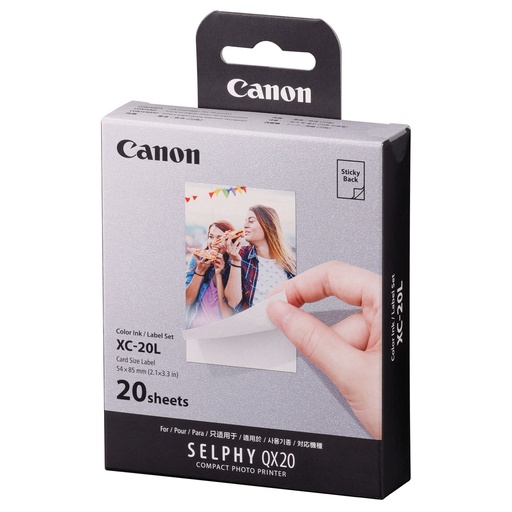 [115063] Canon XC-20 L Sticker Set 20 Sh. 54 x 85 mm