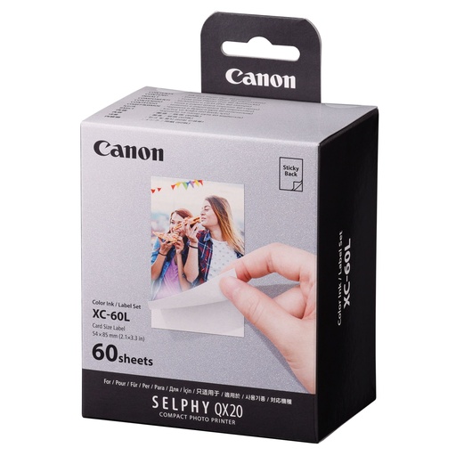 [115077] Canon XC-60 L Sticker Set 60 Sh. 54 x 85 mm