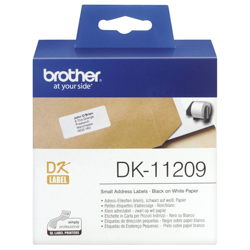 [276465] Brother Adress labels white 29 x 62 mm 800 pcs.     DK-11209