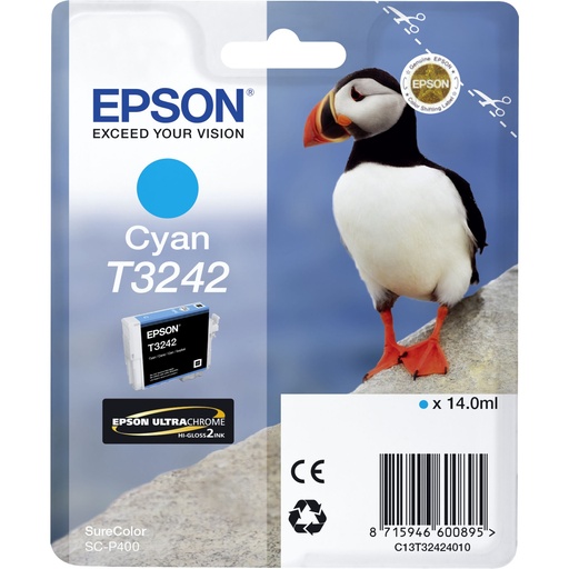 [152455] Epson ink cartridge cyan T 324                     T 3242