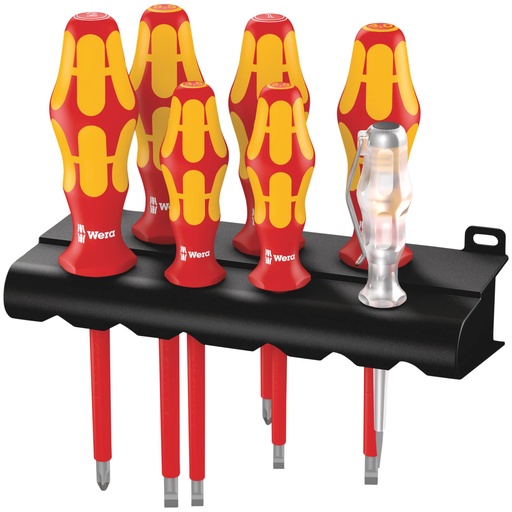 [439504] WERA 160i/7 Rack screwdriver set