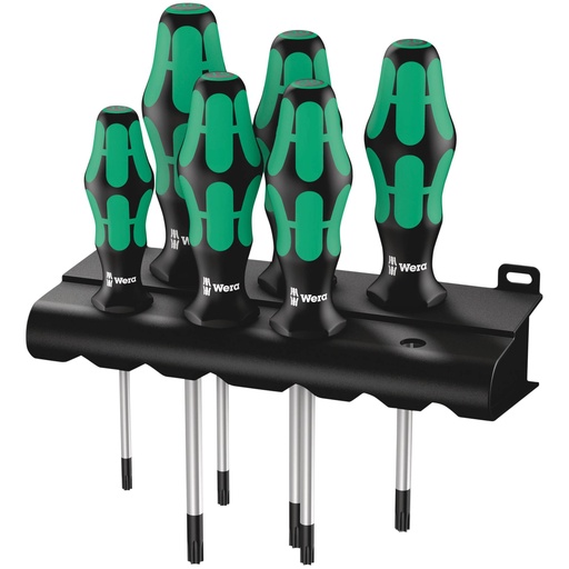 [439518] WERA 367/6 Rack screwdriver set