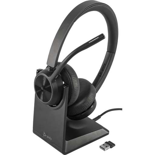 [165232] HP Poly Voyager 4320 MS Stereo w. Stand USB-C