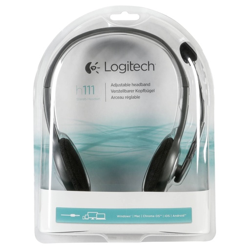 [199964] Logitech H111 Stereo Headset
