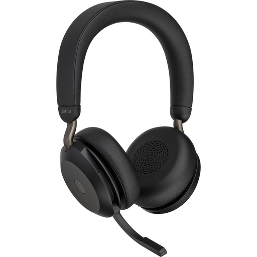 [717502] Jabra Evolve2 75 MS Headset BT Over-Ear BLK USB-A + Chargestand