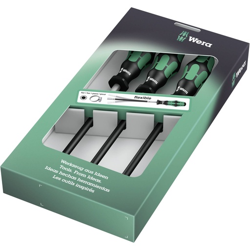 [541242] WERA 391/3 hose clamp screwdriver set