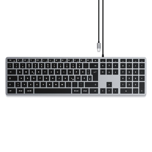 [634209] Satechi Slim W3 USB-C Wired Keyboard-DE (German)