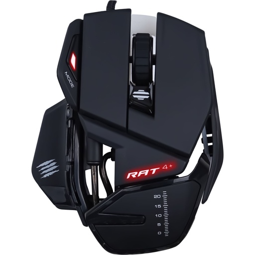[169670] MadCatz R.A.T. 4+ Black Optical Gaming Mouse