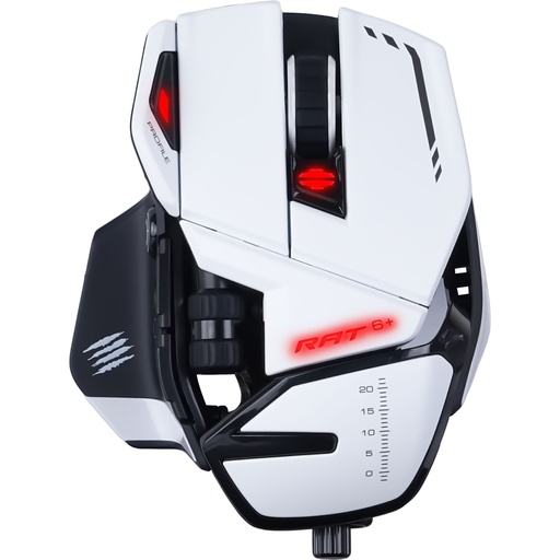 [169677] MadCatz R.A.T. 6+ White Optical Gaming Mouse