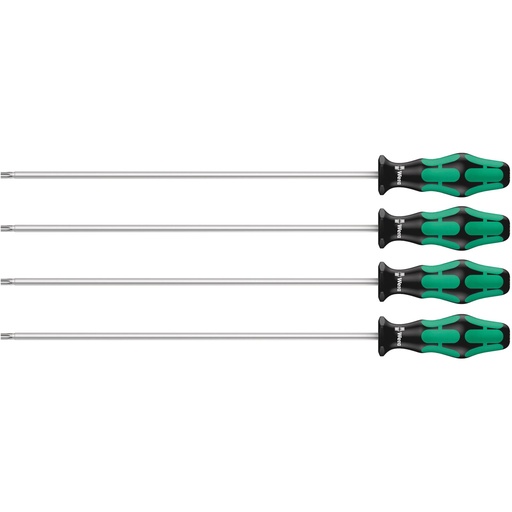 [596031] Wera 367/4TORX HF KraftformPlus Screwdriver Set, holdingf.,300mm
