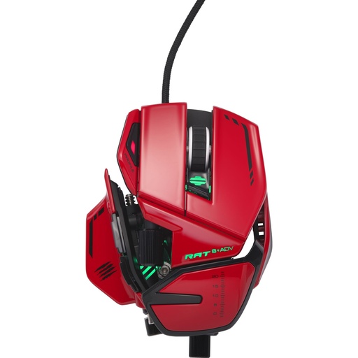 [674858] MadCatz R.A.T. 8+ ADV Red Optical Gaming Mouse