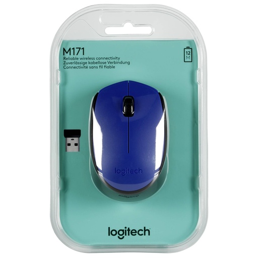[268893] Logitech M171 Wireless Mouse blue