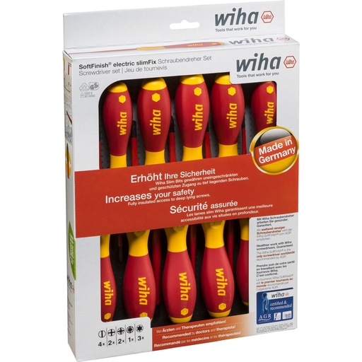 [725167] Wiha 3201K12 SoftFinish electric slimFix