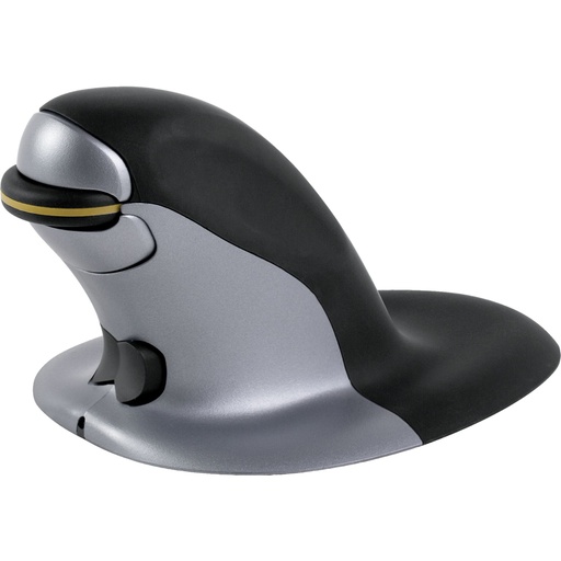 [463024] Fellowes Penguin Ambidextrous Vertical Mouse - Medium Wireless