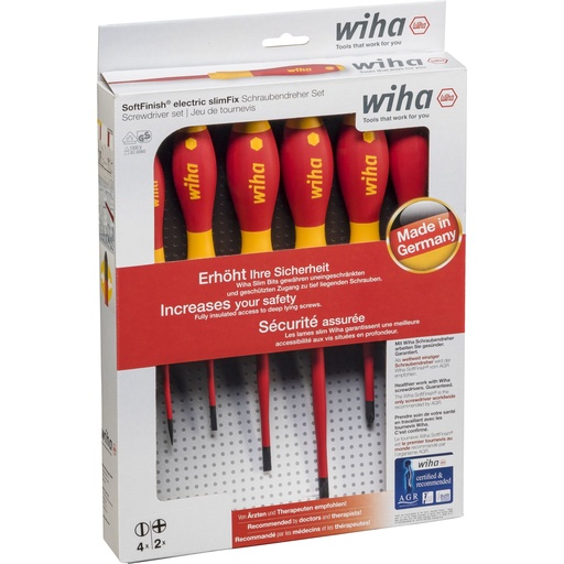 [725188] Wiha 3201K6 SoftFinish electric slimFix