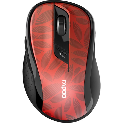 [648916] Rapoo M500 dark red Multi-Mode Wireless Mouse