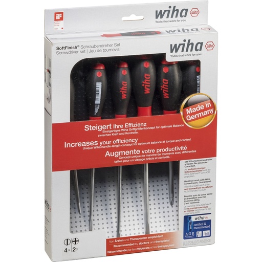 [725384] Wiha 302HK6SO SoftFinish