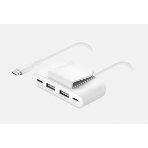 [804855] Belkin BOOST Charge 4-Port Split 2xUSB-C/2xUSB-A w BUZ001bt2MWHB7