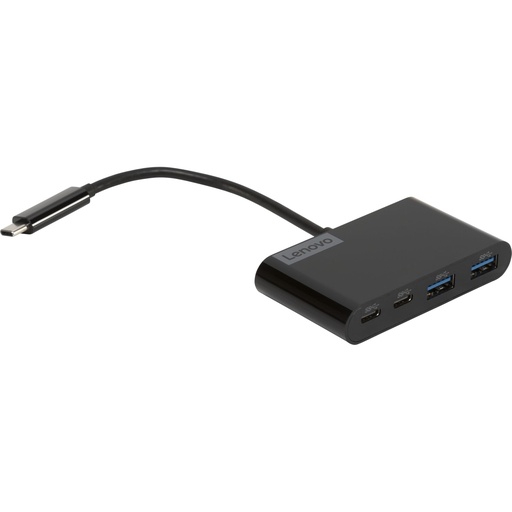 [100699] Lenovo Select USB Type-C 4-Port USB-Hub black