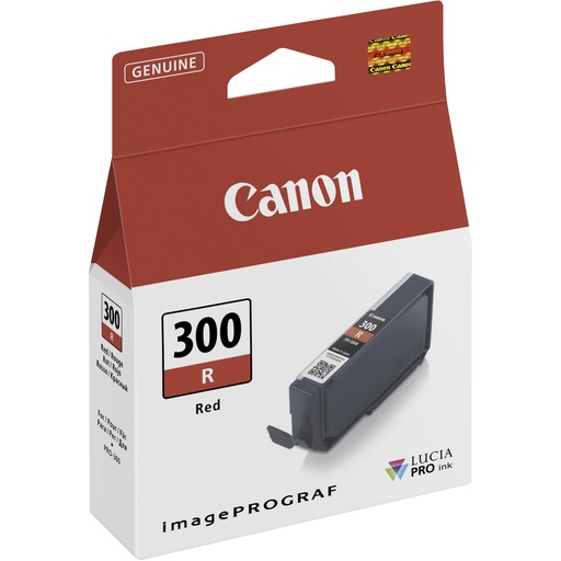 [569011] Canon PFI-300 R red
