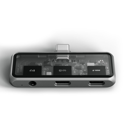 [113075] Satechi USB-C PD Mobile XR Hub & 3.5mm Audio space grey