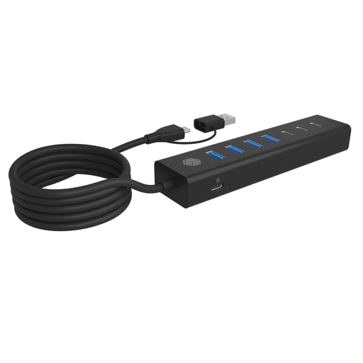 [116764] ICY BOX IB-HUB1737-C3 7-Port USB 3.2 Gen 1 Hub
