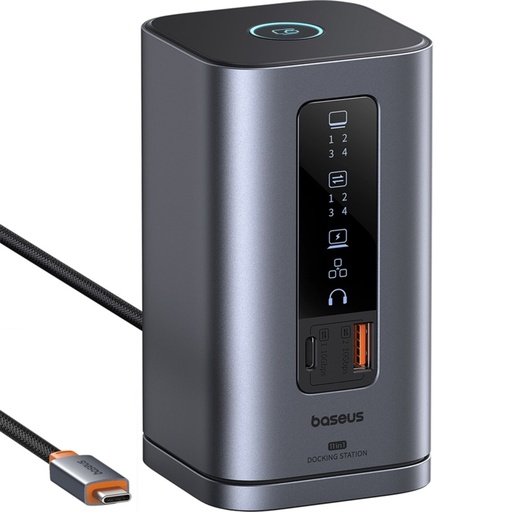 [172358] Baseus Spacemate Series 11-in-1 (WIN) Docking Station, Grau