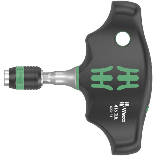[761644] WERA 416 RA T-Handle Rapidaptor Bitholding Screwdriver