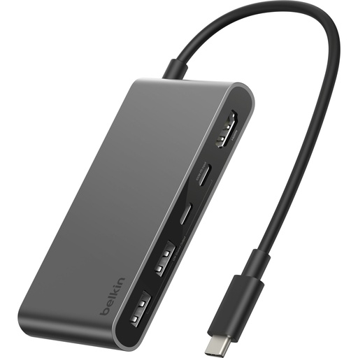 [201191] Belkin CONNECT USB-C 5-in-1 mit Dual USB-C Ports,si. AVC022hqSGY