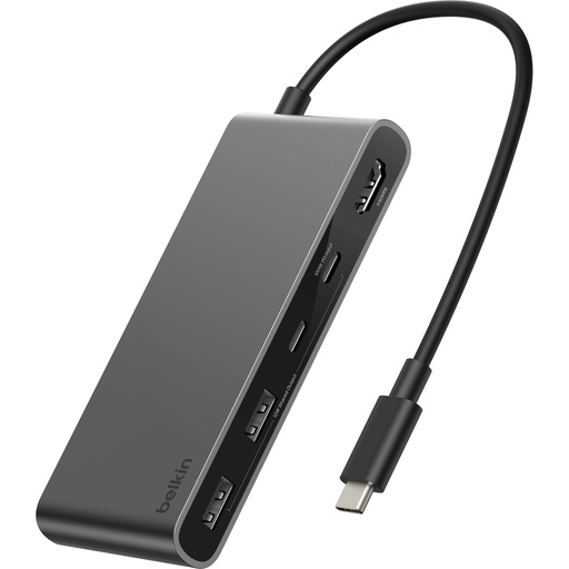 [209479] Belkin CONNECT USB-C 7-in-1 Hub Dual USB-C Ports si. AVC023hqSGY