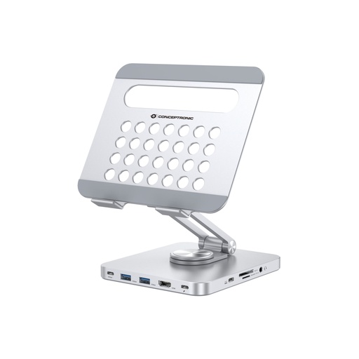 [213098] Conceptronic DONN26G Dockingstation + Tablet-Ständer