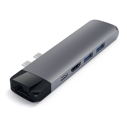 [385128] Satechi Type-C Pro Hub 4K HDMI with Ethernet space gray