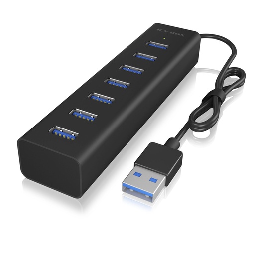 [669447] ICY BOX IB-HUB1700-U3 7 Port USB 3.0 Hub