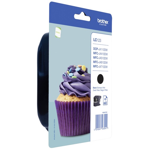 [670712] Brother LC-123 BK black