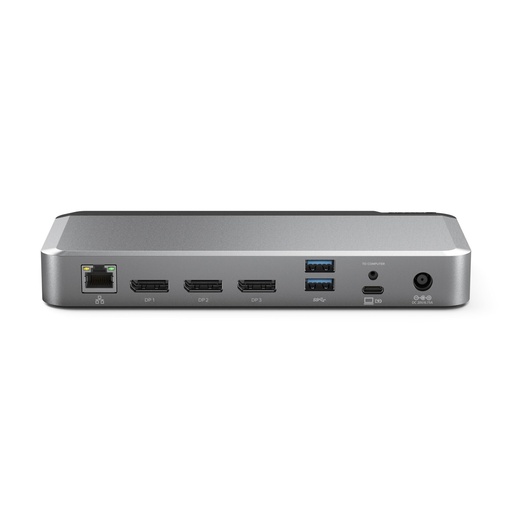 [873196] Alogic 100W USB-C DX3 Triple 4K Display Docking Station Space Gr