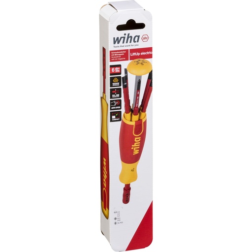 [811883] Wiha screwdriver with bit magazine LiftUp electric