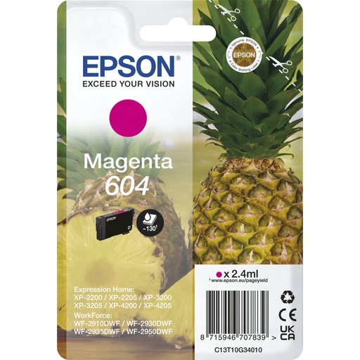 [757486] Epson ink cartridge magenta 604                       T 10G3