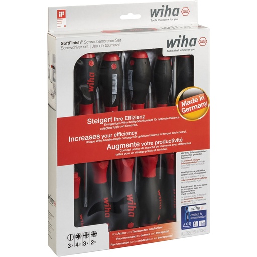 [812065] Wiha Screwdriver Set SoftFinish