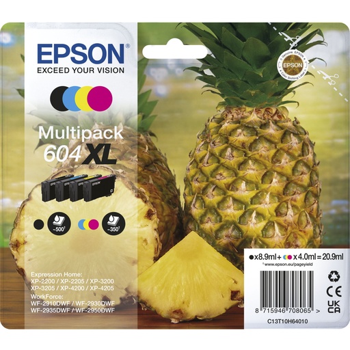 [757542] Epson Multipack 4-colours 604 XL                    T 10H6
