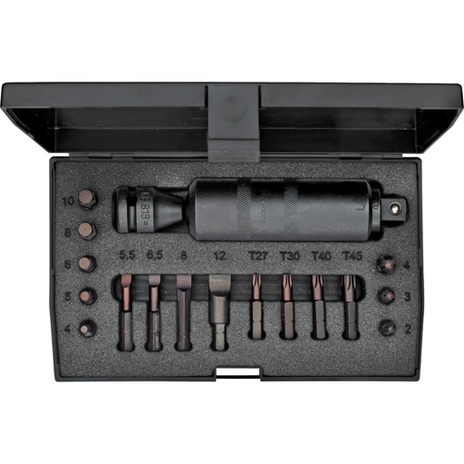 [820829] GEDORE Screw Loosener Set 1/2 18-pieces