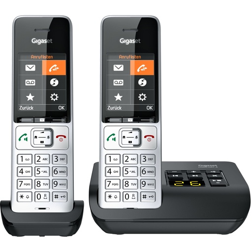 [720547] Gigaset COMFORT 500A duo silver-black