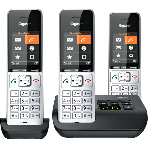 [720554] Gigaset COMFORT 500A trio silver-black