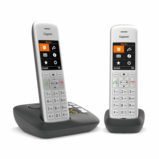 [897381] Gigaset CE575A Duo silver/black