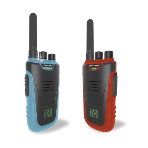 [881106] Kidywolf Walkie-Talkies with Torch blue/red