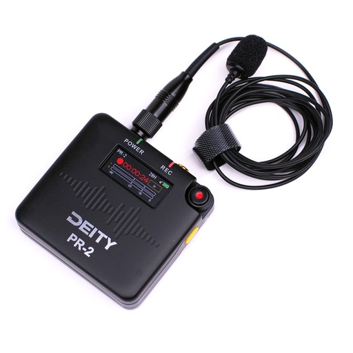 [102596] Deity PR-2 Stereo Pocket Recorder with Lavalier Mic