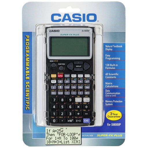 [153433] Casio FX 5800 P