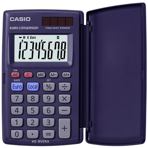 [741470] Casio HS-8VERA Euro Calculator