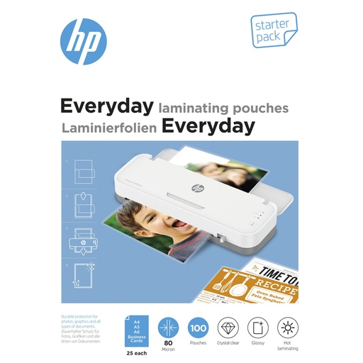 [761371] HP Everyday Laminating Foils 80 Micron