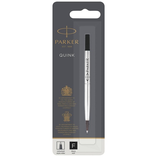 [260192] Parker Rollerball Refill F black (Blister)