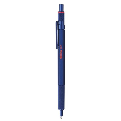 [541753] rotring 600 Ballpoint Pen metallic blue